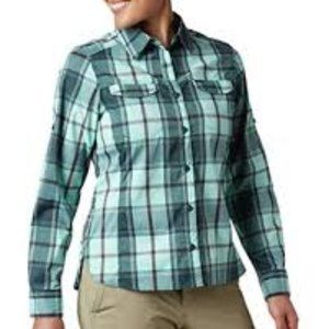 Columbia Silver Ridge Lite Plaid Button Down L